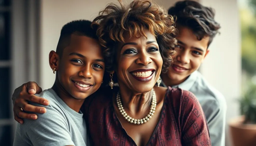 Tina Turner mit ihren Söhnen Tina Turner mit ihren Söhnen