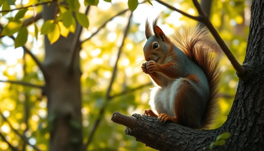Was fressen Eichhörnchen