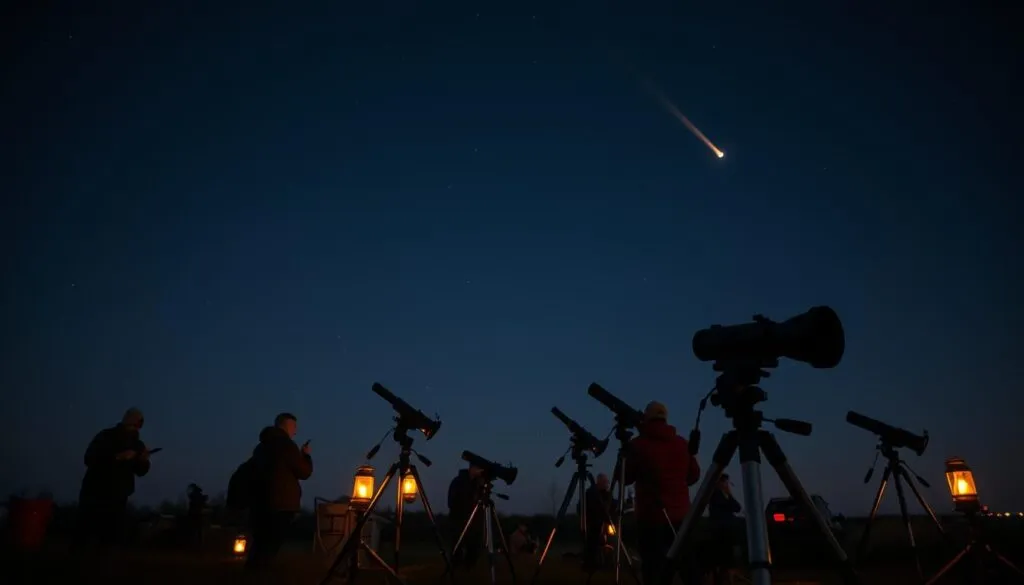 Kometenbeobachtung Vorbereitung