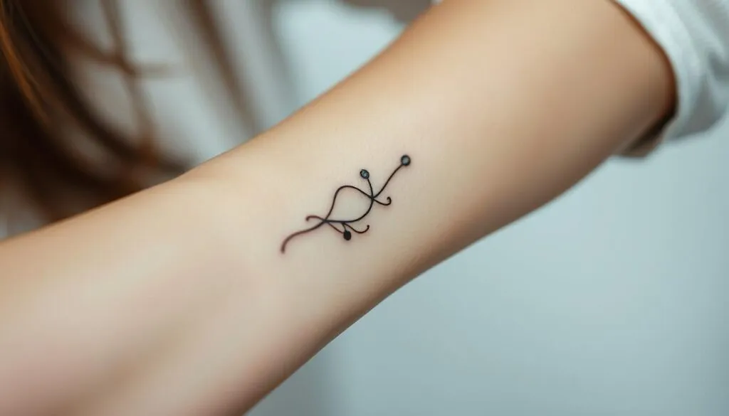 Dezente Unterarm Tattoo Design Dezente Unterarm Tattoo Design