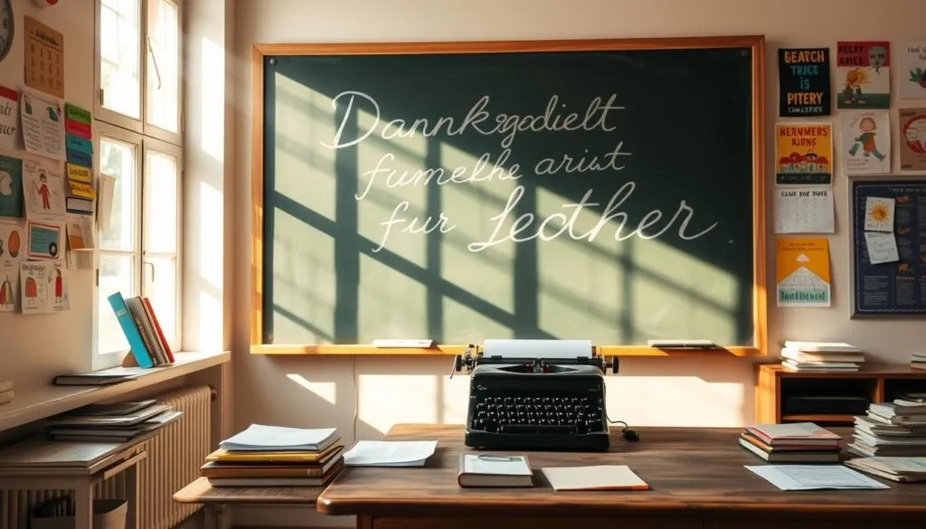 Gedicht für Lehrerin danke