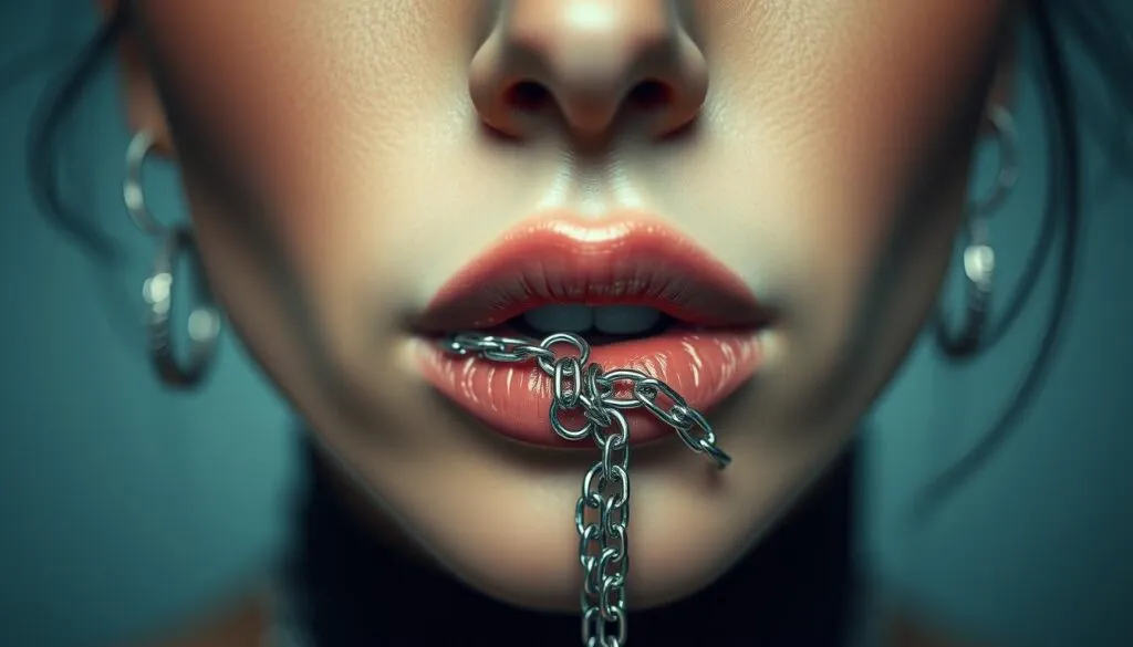 Lippenbändchen Piercing Schmuck