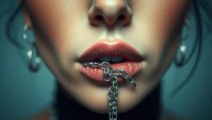 Lippenbändchen Piercing Schmuck