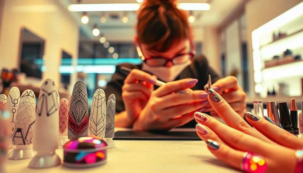 Nail Art Techniken 2025