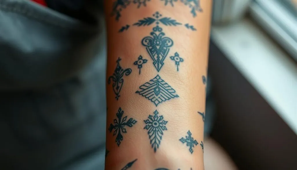 Tattoo-Künstler Auswahl Unterarm