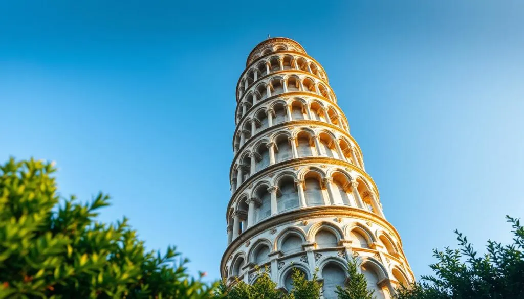 Warum ist der schiefe Turm von Pisa schief