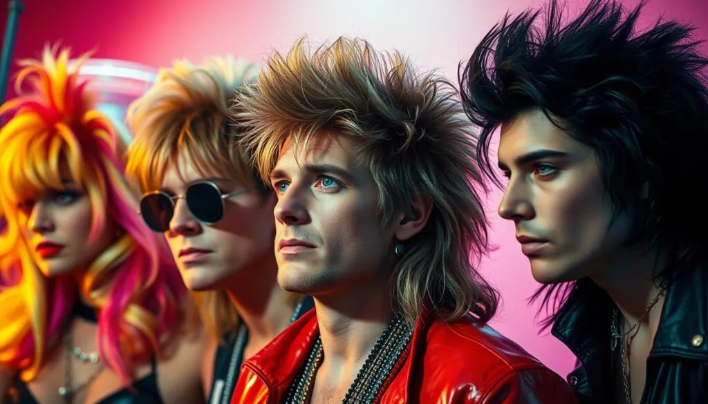 80er Jahre Musikstars Frisuren