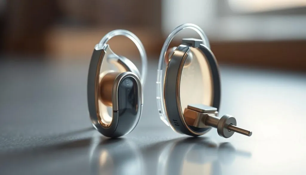 Moderne digitale Hörgeräte mit Bluetooth-Technologie Moderne digitale Hörgeräte mit Bluetooth-Technologie
