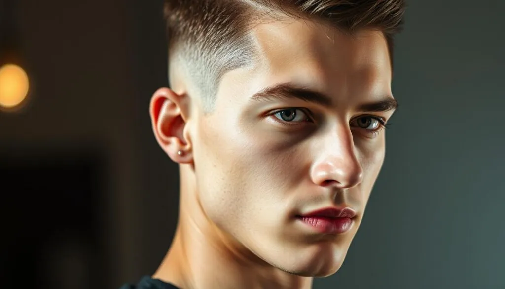 low fade Frisur