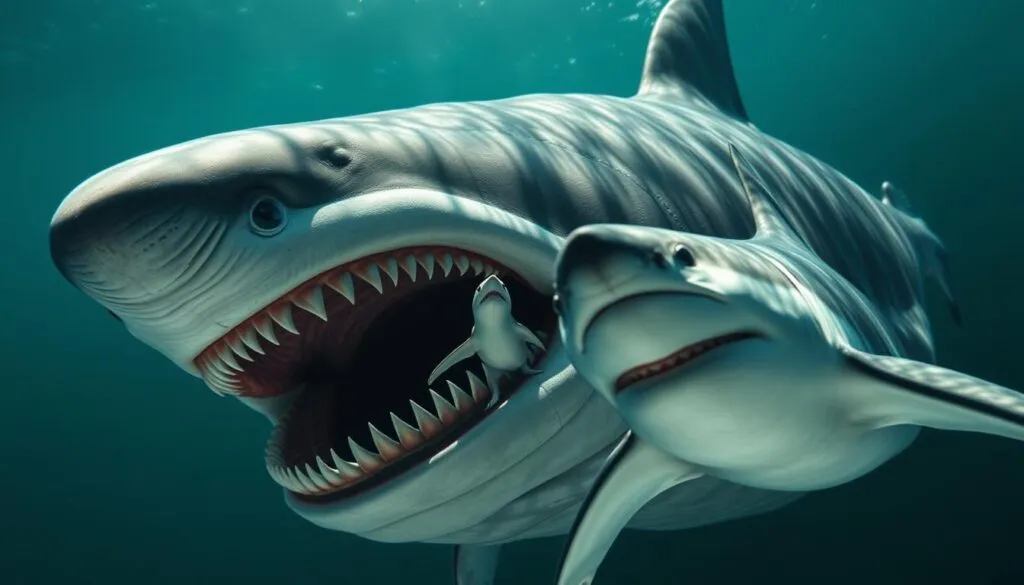 Prähistorischer Hai Vergleich Megalodon Prähistorischer Hai Vergleich Megalodon
