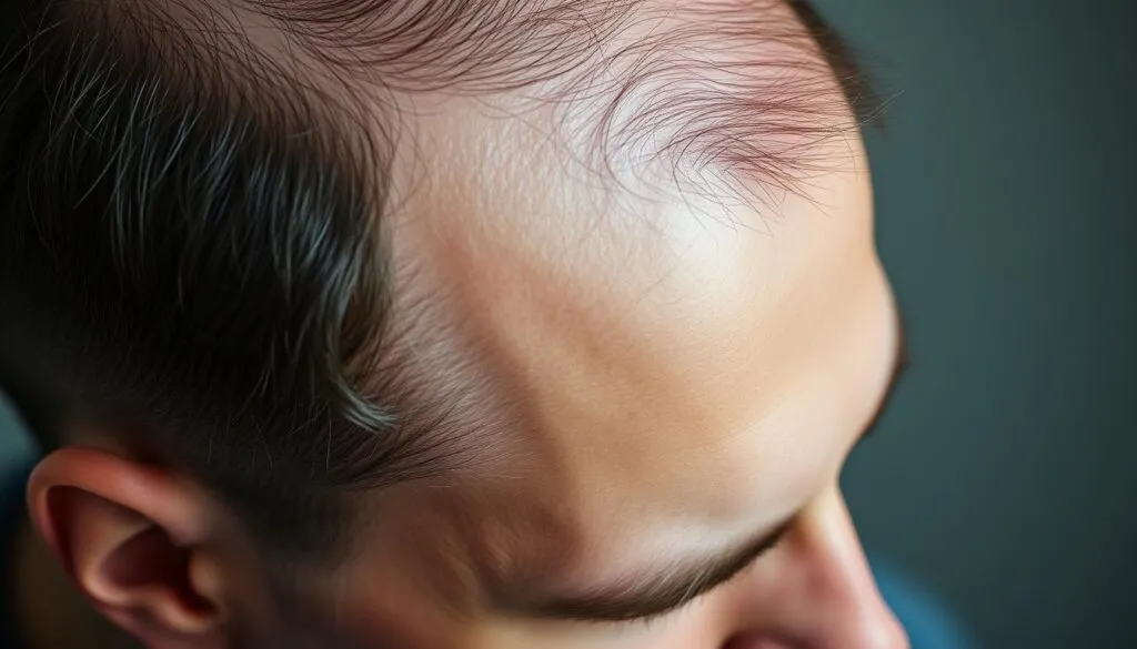 Geheimratsecken und Haarausfall