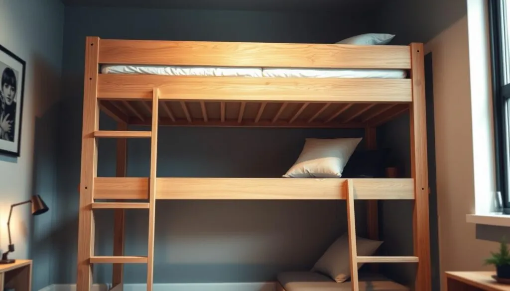 Platzsparende Hochbett Lösung