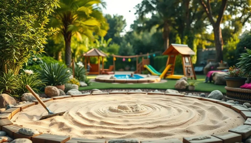 Kreative Sandkasten Design-Ideen