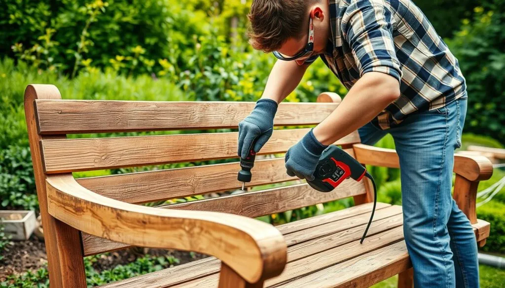 Sicherheit beim Gartenbank Selbstbau Sicherheit beim Gartenbank Selbstbau