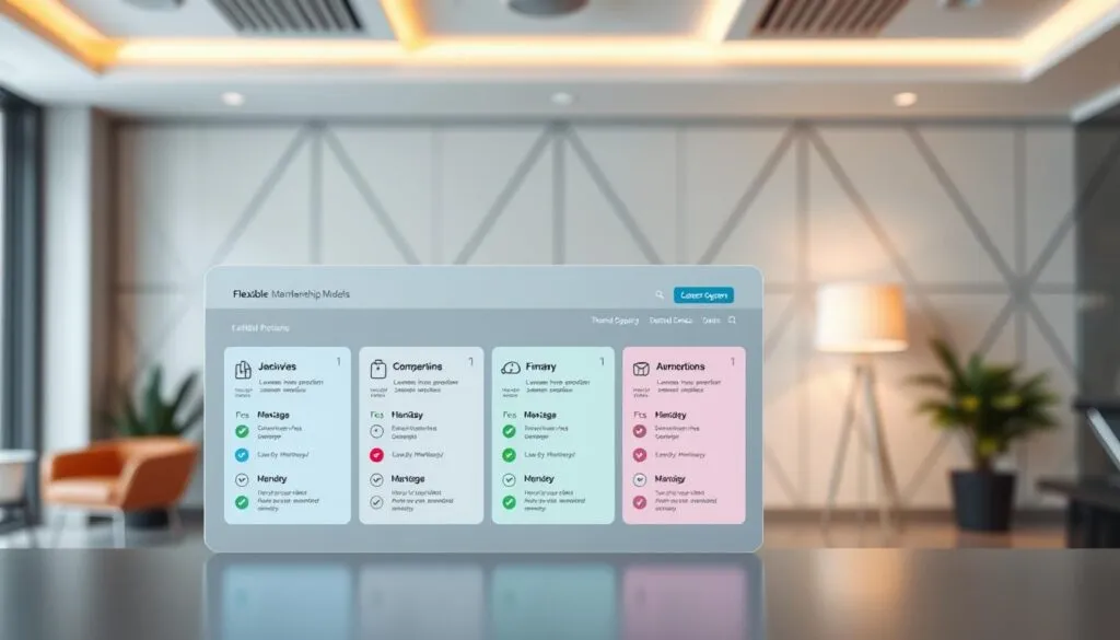 flexible Mitgliedschaftsmodelle flexible Mitgliedschaftsmodelle