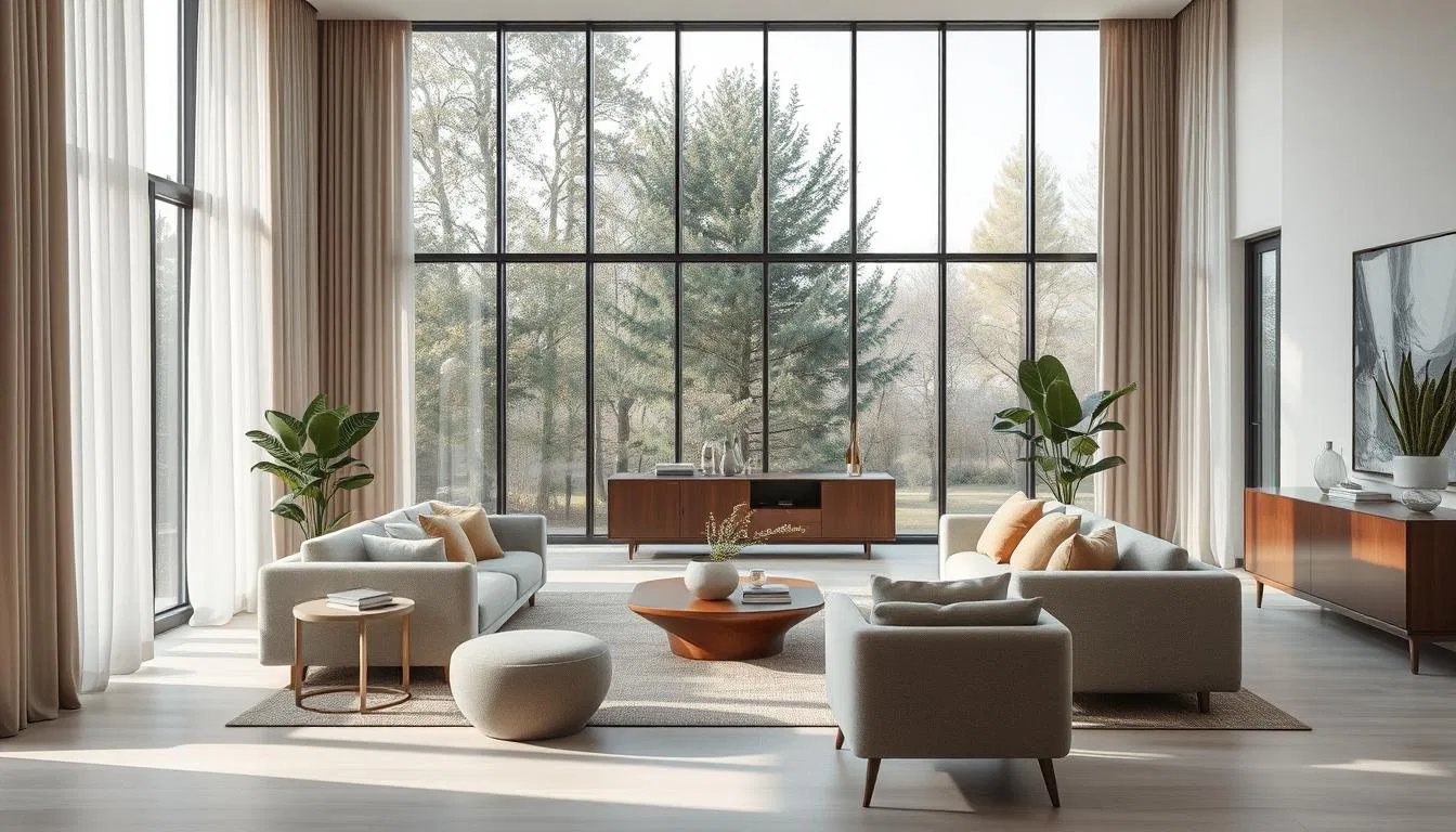 Gardinen Wohnzimmer Ideen