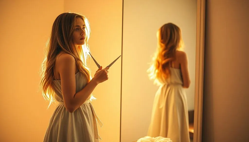 Persönliche Veränderung Haare schneiden Traum