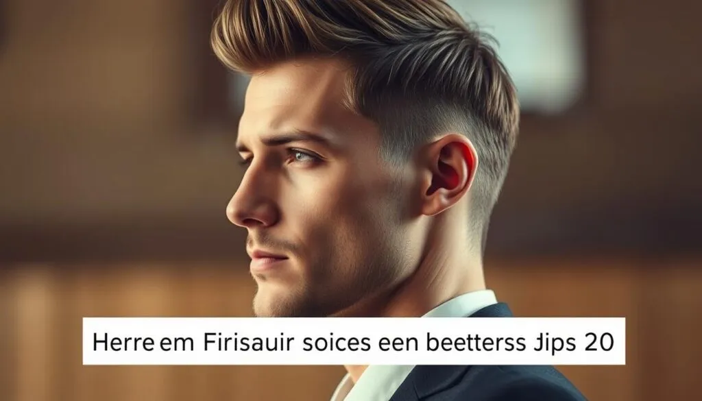 Herren Frisur kurz
