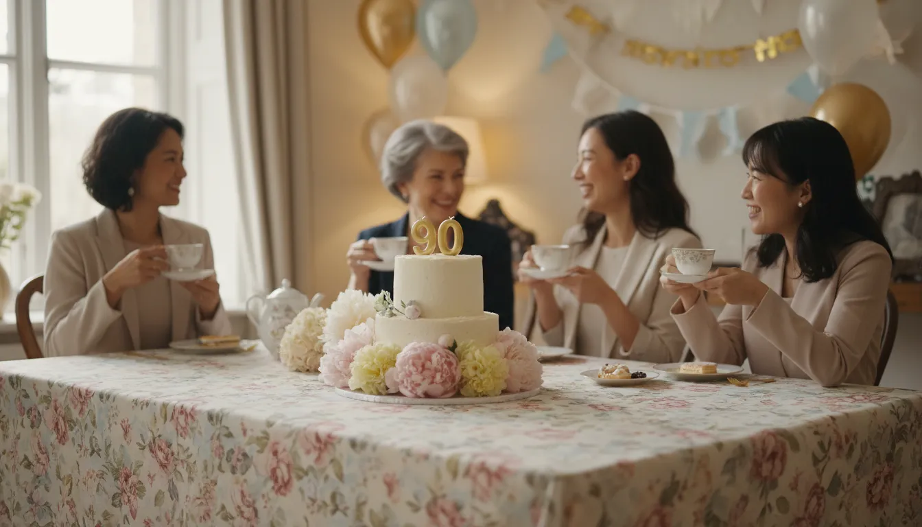 Gedicht zum 90. Geburtstag einer Frau