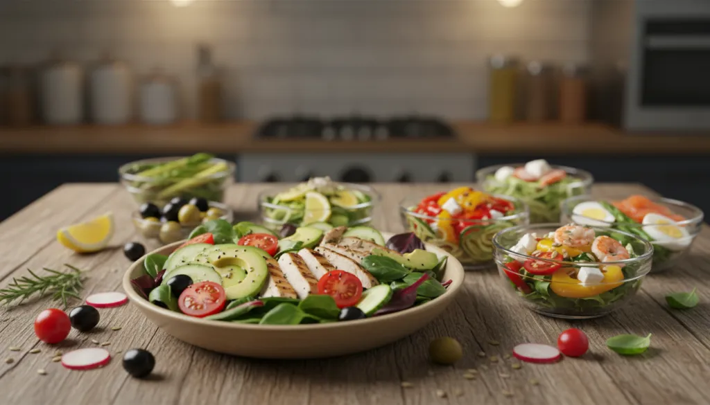 Low Carb Salat Variationen