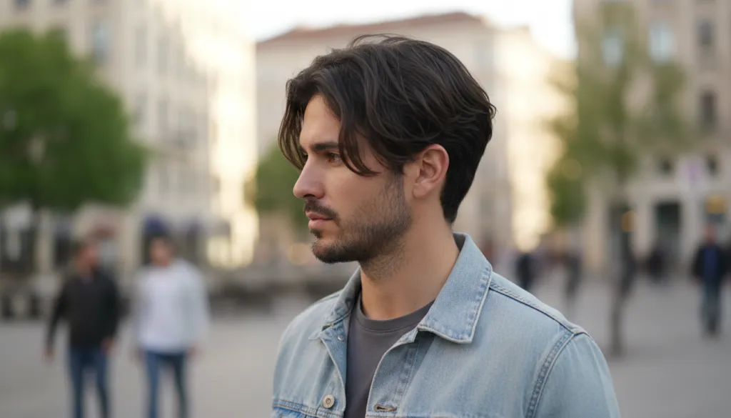 Männer Frisur mittellang