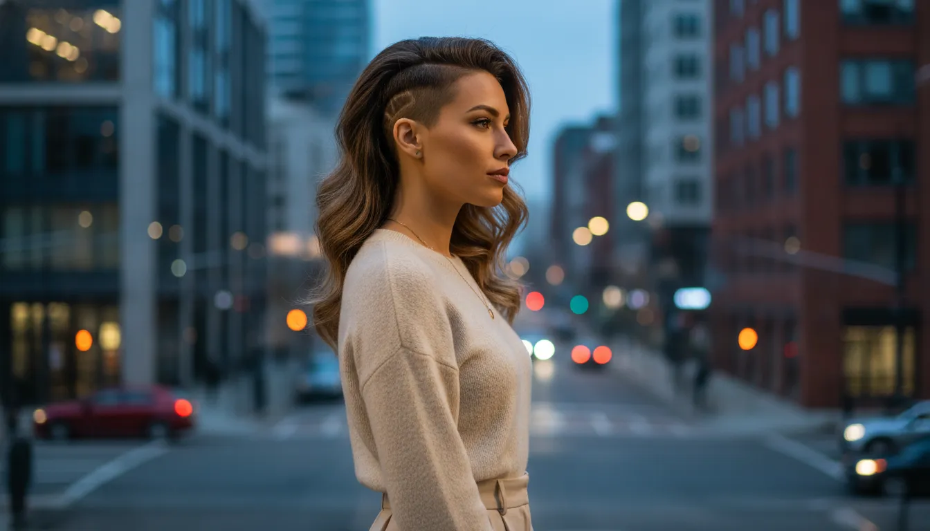 Undercut Frisur Frauen