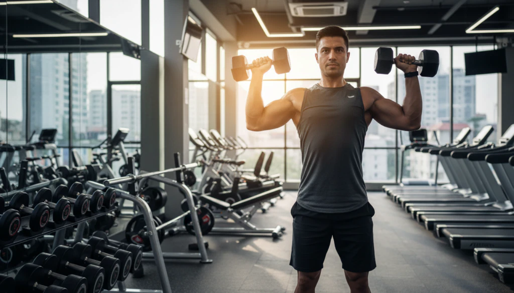 Schulter Training Kurzhantel