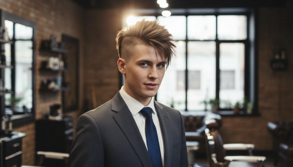 Experimentelle Frisuren für Männer