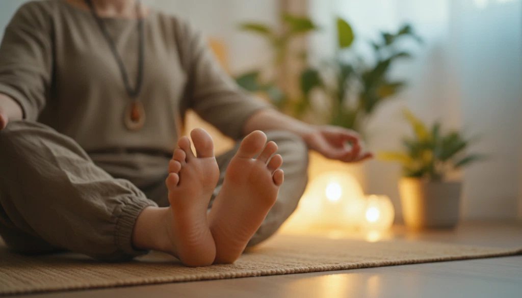 Verbindung Körper Geist Füße