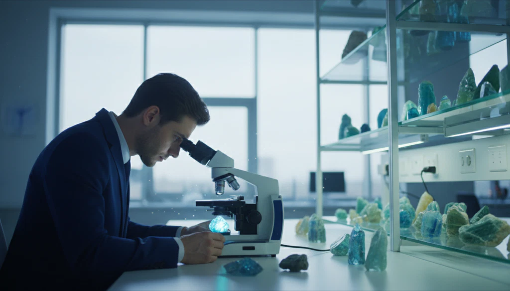 Vermeidung von Fälschungen und Qualitätskontrolle Apatit