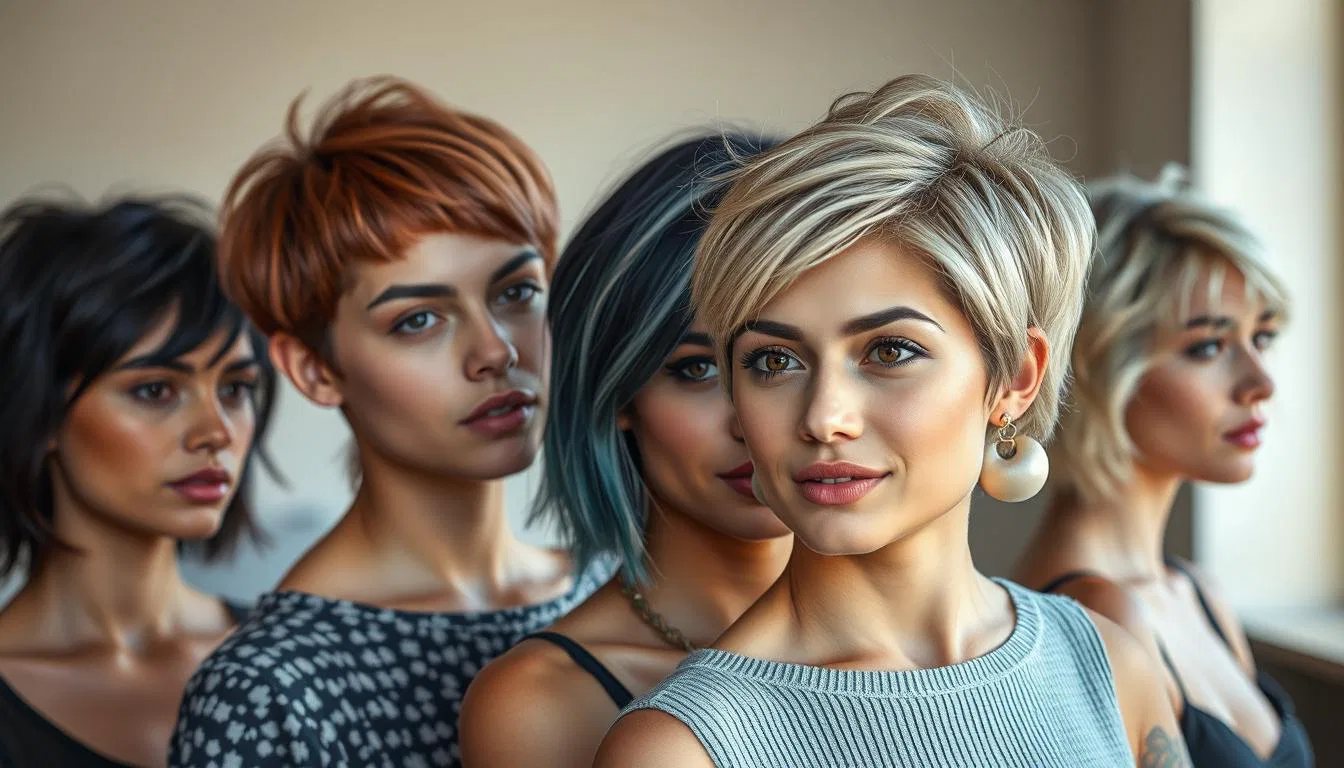Fransige Kurzhaarfrisuren Für Frauen Ab 50 60 Freche fransige Kurzhaarfrisuren für Frauen